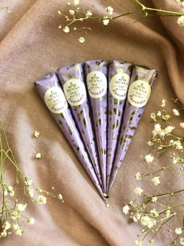 3 Natural Henna Cones